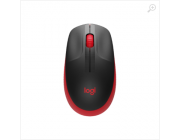Logitech Wireless Mouse M190 Red, Full Size, High Precision Optical Mouse, Nano receiver, Retail